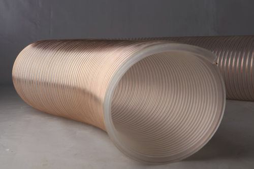 Tubo flessibile per prodotto abrasivo - ø 102 - 153 mm, 1.7 mm | UAS MODERATO PU-HU - UNVEREN Co.Inc. - resistente all'abrasione / rivestito con vernice poliuretanica