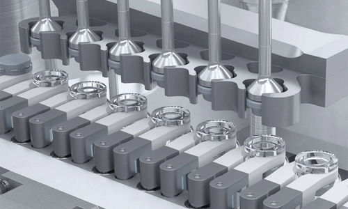 Macchina di riempimento e tappatura per bottiglie - FVC 50606 - Bausch + Ströbel Maschinenfabrik Ilshofen GmbH+Co. KG - per applicazioni farmaceutiche