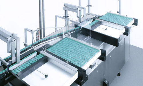 Invaschettatrice per flaconi - ME series - Bausch + Ströbel Maschinenfabrik Ilshofen GmbH+Co. KG - laterale / automatica