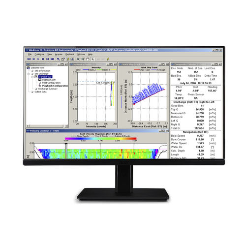 Software di analisi - WinRiver II - Seba Hydrometrie GmbH & Co. KG - di interfaccia / configurazione / di raccolta dati