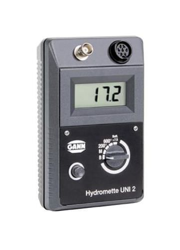Misuratore di umidità per legno - 40 - 200 %, -30 ... +170 °C | Hydromette UNI 2 - GANN Mess- u. Regeltechnik GmbH - per materiali da costruzione / con termometro / non distruttivo