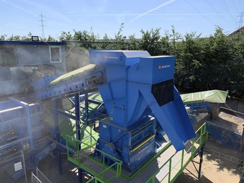Trituratore laceratore per rifiuti secondario - Woodhog - Rentec - per applicazioni industriali