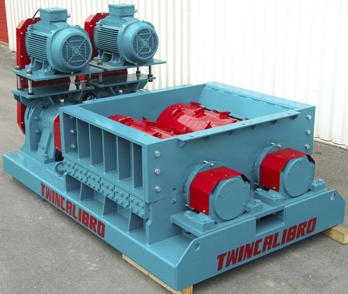 Trituratore primario - Twinkalibro - Rentec - a 2 alberi / per rifiuti solidi sfusi / compatto