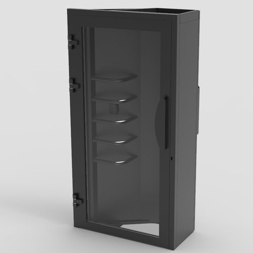 Porta battente - B630 - BOLLORE PROTECTION SAS - in vetro / vetrata / industriale