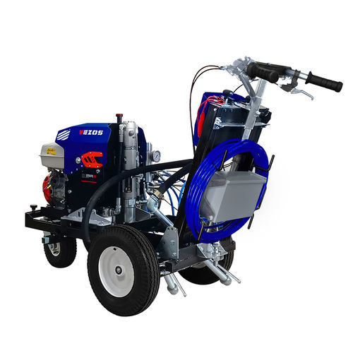 Macchina traccialinee per strade - PROSTRIPE 300 WB DC - VEZOS - idraulica / con 2 pistole / a timone con guida da terra