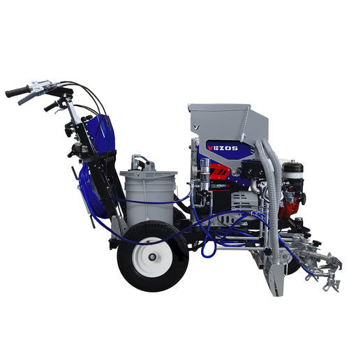 Macchina traccialinee per strade - PROSTRIPE 300 - VEZOS - idraulica / con 2 pistole / a timone con guida da terra