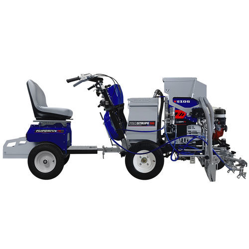 Macchina traccialinee per strade - PROSTRIPE 300 SP - VEZOS - idraulica / semovente / con 2 pistole