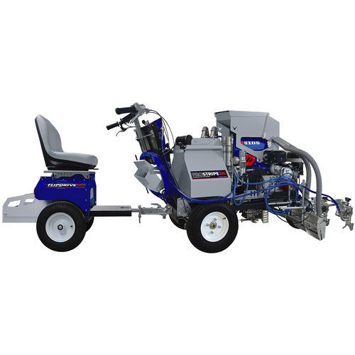 Macchina traccialinee per strade - PROSTRIPE 300 DC FLIPDRIVE - VEZOS - idraulica / semovente / con 2 pistole