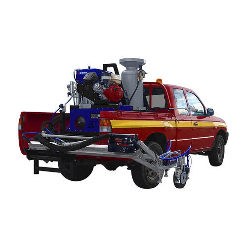 Macchina traccialinee per strade - ROADMASTER 2.5 - VEZOS - idraulica / montata su camion / automatica