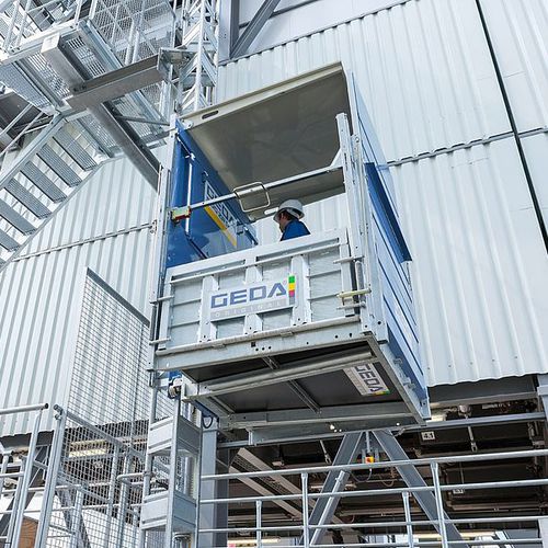 Piattaforma autosollevante monoalbero - 500 ZP P - GEDA GmbH