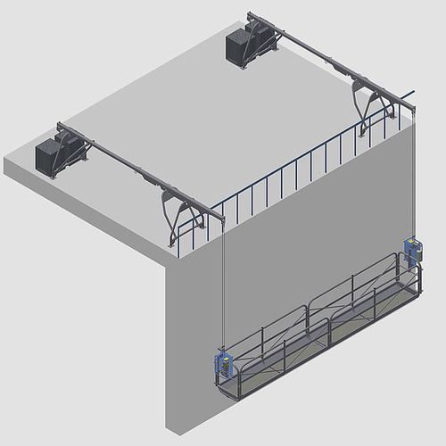 Piattaforma da lavoro - GEDA GmbH - sospesa / per cantiere / elettrica
