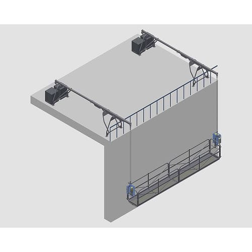 Piattaforma da lavoro - Standard - GEDA GmbH - sospesa / porta-operatore
