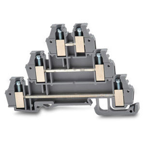 Morsetto componibile su guida DIN - 43504 series - Morsettitalia - con connessione a vite / in materia plastica / passante