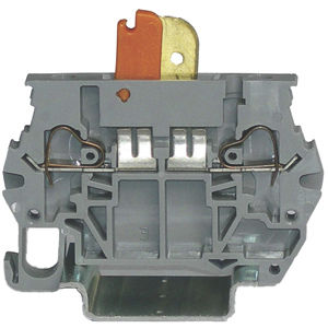 Morsetto componibile su guida DIN - 5264100 - Morsettitalia - a molla / grigio