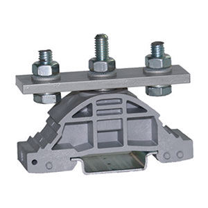 Morsetto componibile su guida DIN - 401052 - Morsettitalia - con connessione a vite / passante / alta corrente