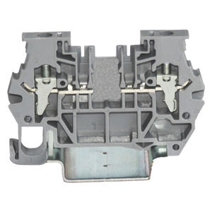 Morsetto componibile su guida DIN - 5372103 - Morsettitalia - con connessione a vite / passante / grigio