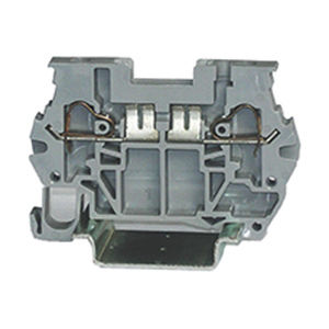Morsetto componibile su guida DIN - 5252100 - Morsettitalia - a molla / grigio
