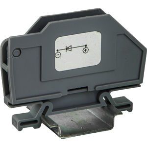 Morsetto componibile su guida DIN - 43471-H - Morsettitalia - con connessione a vite / in materia plastica / a diodo