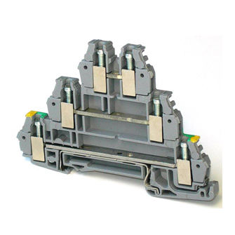 Morsetto componibile su guida DIN - 43503 series - Morsettitalia - con connessione a vite / a doppio stadio / tristadio