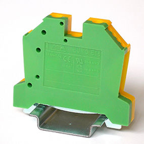 Morsetto componibile su guida DIN - 43536 - Morsettitalia - con connessione a vite / passante