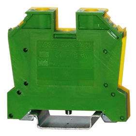 Morsetto componibile su guida DIN - 43451 - Morsettitalia - con connessione a vite / in materia plastica / di messa a terra