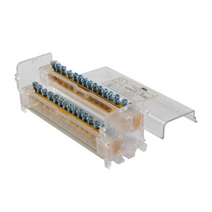 Morsetto componibile su guida DIN - 41252 - Morsettitalia - con connessione a vite / bipolare