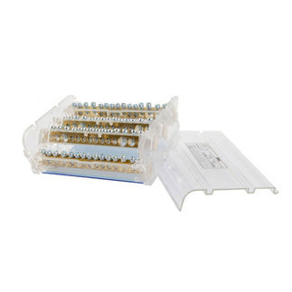 Morsetto componibile su guida DIN - 41254 - Morsettitalia - con connessione a vite