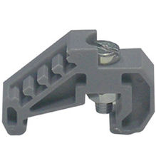 Supporto forarotaie - 43422 series - Morsettitalia - su guida DIN