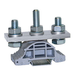 Morsetto componibile con connessione a vite - 401152 - Morsettitalia - passante / alta corrente