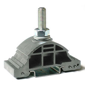 Morsetto componibile su guida DIN - 401095 - Morsettitalia - con connessione a vite / grigio / di potenza