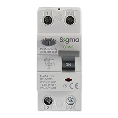 Interruttore differenziale 4 poli - SIGMA ELEKTRIK - 2 poli