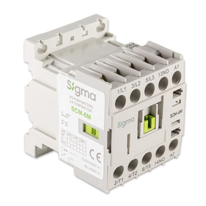 Contattore in miniatura - SIGMA ELEKTRIK - di potenza / di motore / 3 poli