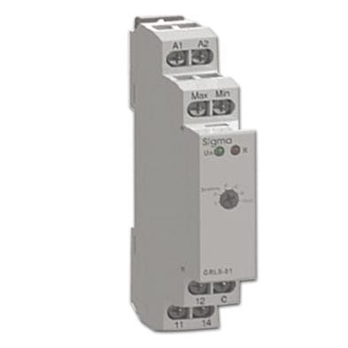 Relè di controllo di livello - SIGMA ELEKTRIK - AC/DC / su guida DIN / regolabile