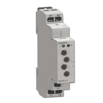 Relè di controllo di fase - SIGMA ELEKTRIK - su guida DIN / temporizzatore / modulare