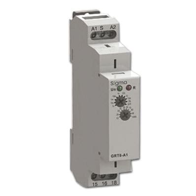 Relè temporizzatore con attrazione ritardata - SIGMA ELEKTRIK - per montaggio su guida DIN / per pompa / di ventilatori