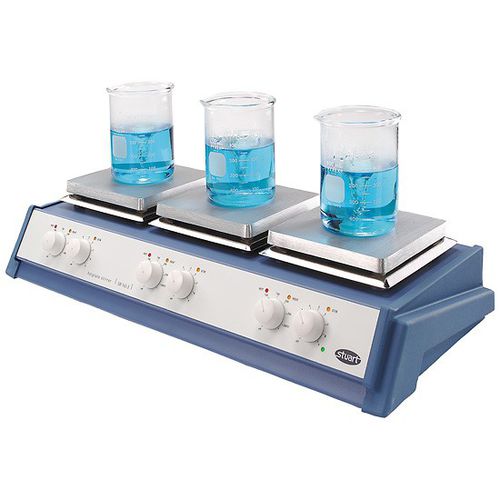 Agitatore di laboratorio magnetico - SB162-3 - Stuart Equipment - analogico / a piastra riscaldante / multiplo