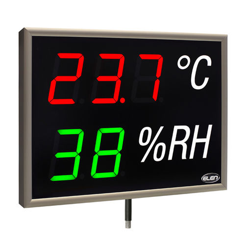 Display LED - NDA 100/3-2 THS RG L20 PoE LAN - ELEN, s.r.o. - a colori / a 7 segmenti / per misurazione di temperatura