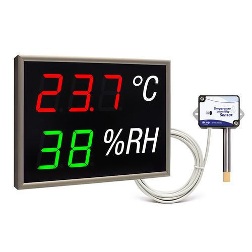 Display LED - NDA 100/3-2 TH RG L20 230AC LAN - ELEN, s.r.o. - a colori / a 7 segmenti / per misurazione di temperatura