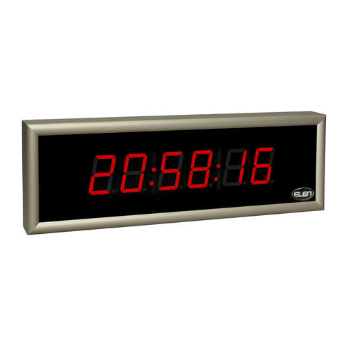 Orologio da parete - NDC 57/6 R L20 12DC USB - ELEN, s.r.o. - LED / digitale / a 6 cifre