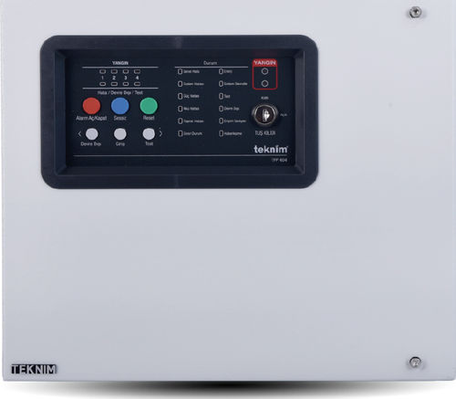 Pannello di comando per allarme antincendio - TFP-404 - TEKNIM ELEKTRONIK AŞ. - a zone convenzionali