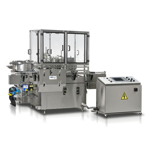 Riempitrice tappatrice automatica - RFPC  - Cozzoli Machine Company - per liquidi / per prodotti farmaceutici / rotativa