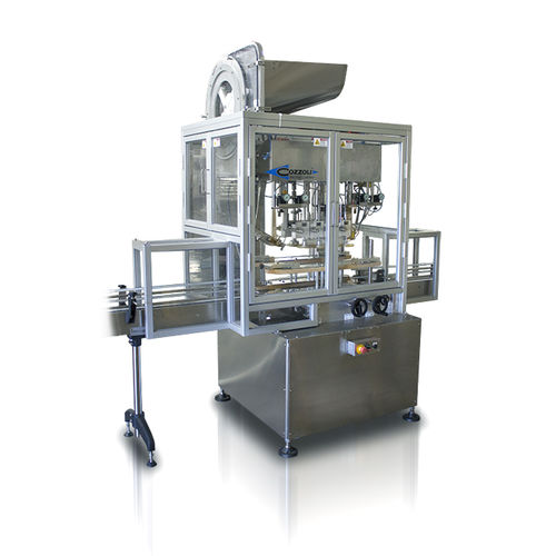 Tappatrice con avvitatore lineare - Versa Cap - Cozzoli Machine Company - rotativa / a comando elettrico / interamente automatica