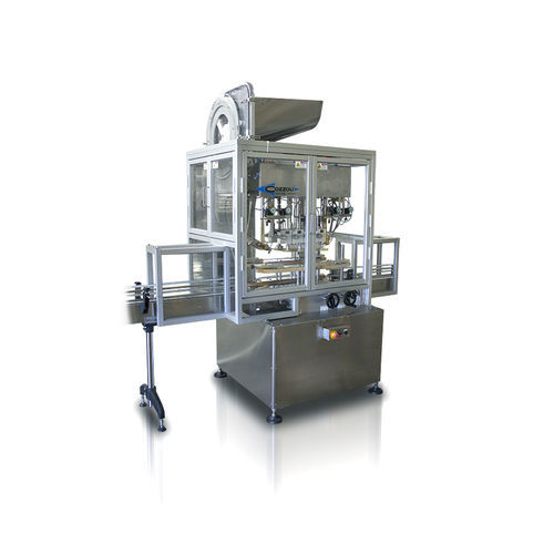 Tappatrice avvitatrice lineare - Versa Cap - Cozzoli Machine Company - interamente automatica / multicontenitore / per l'industria agroalimentare