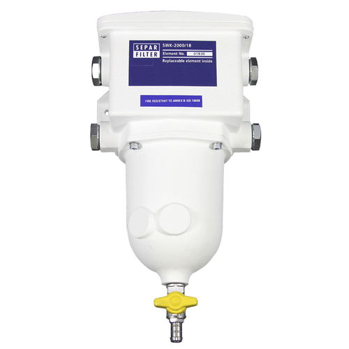 Filtro separatore per carburante - SWK-2000-18 series - Separ of the Americas, LLC - ad acqua
