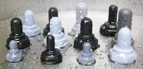 Mascherina di tenuta per interruttore a leva - ø 0.047 - 0.4" - ZaGO Manufacturing Co.