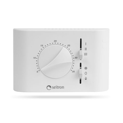 Termostato bimetallico - TFD01M - Seitron SpA - regolabile / per la regolazione della velocità del ventilatore / per ventilconvettori