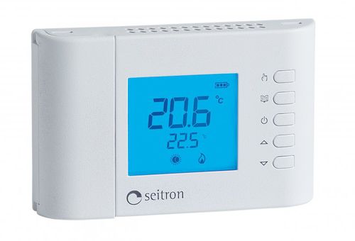 Termostato regolabile - TRD01B - Seitron SpA - d'ambiente / con sonda di temperatura / senza fili