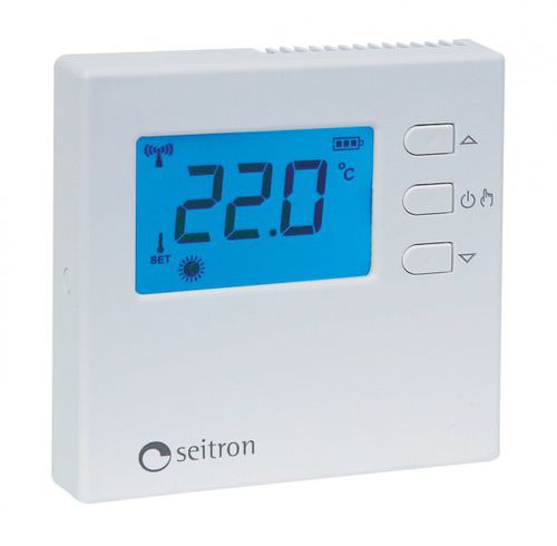 Termostato d'ambiente - TRD02B  - Seitron SpA - con sonda di temperatura / senza fili / digitale