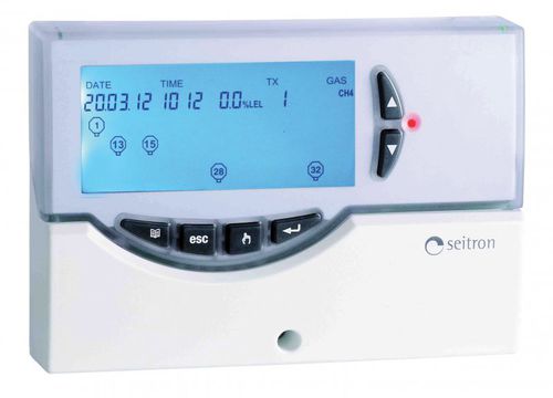 Centrale di rilevazione gas protocollo S-Bus - RS0021 - Seitron SpA - display LCD