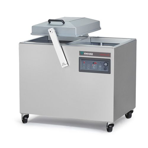 Macchina di confezionamento automatica - Falcon 2-60 - Henkelman B.V. - a doppia campana / sottovuoto / per cartone